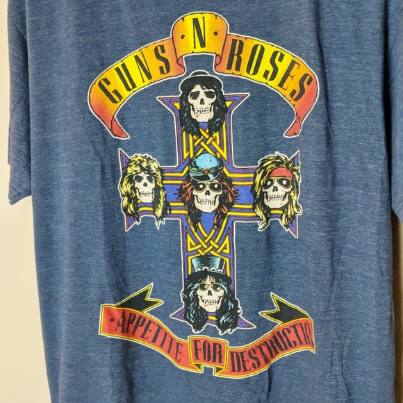 Bravado Guns N' Roses Graphic Band Tee sz Large - Picture 2 of 4